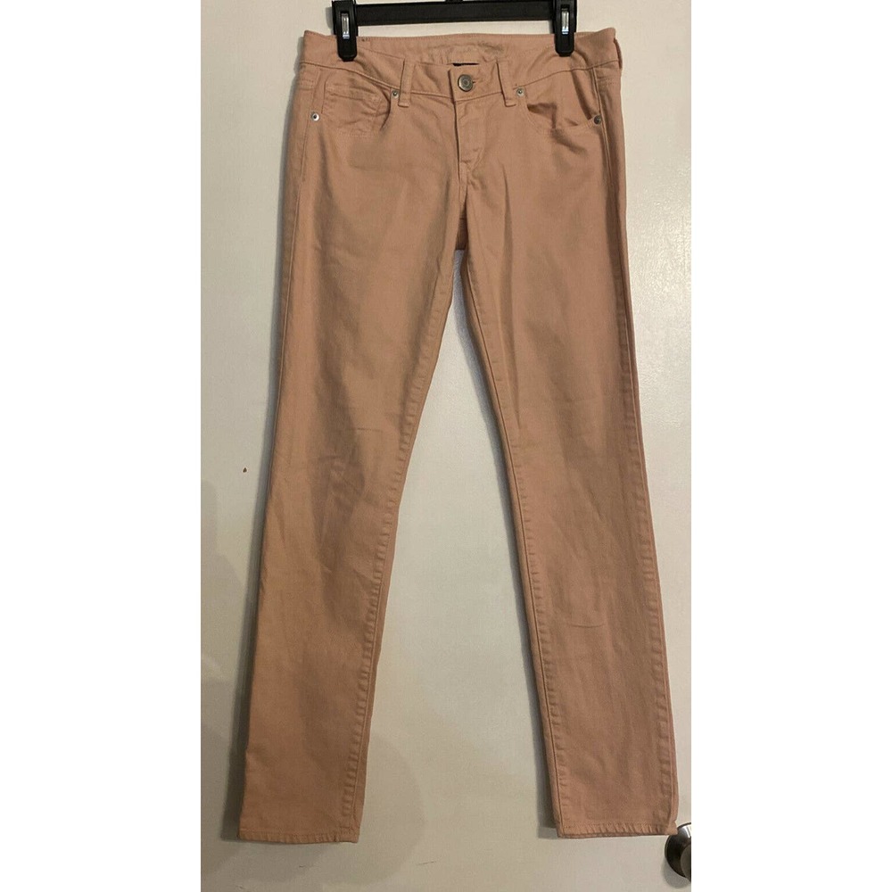 American Eagle size 4 Light Pink skinny stretch jeans